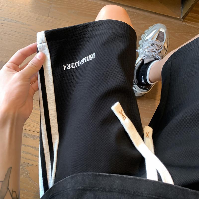 Sport Shorts Men's Running Basketball Pants Casual Centre Pants Loose Versatile Mid-pants