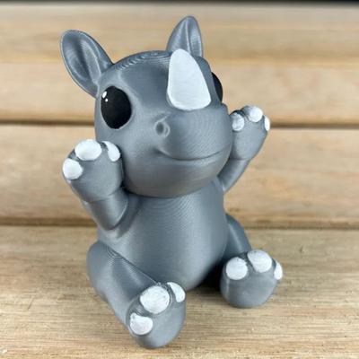 3D Printed Cute Animal Shaped Toys With Movable Joints