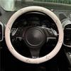 Women's Car Steering Wheel Cover Anti Slip Durable Cute Cartoon Bear Cars Steering Wheel Covers Universal Auto Handle Decoration