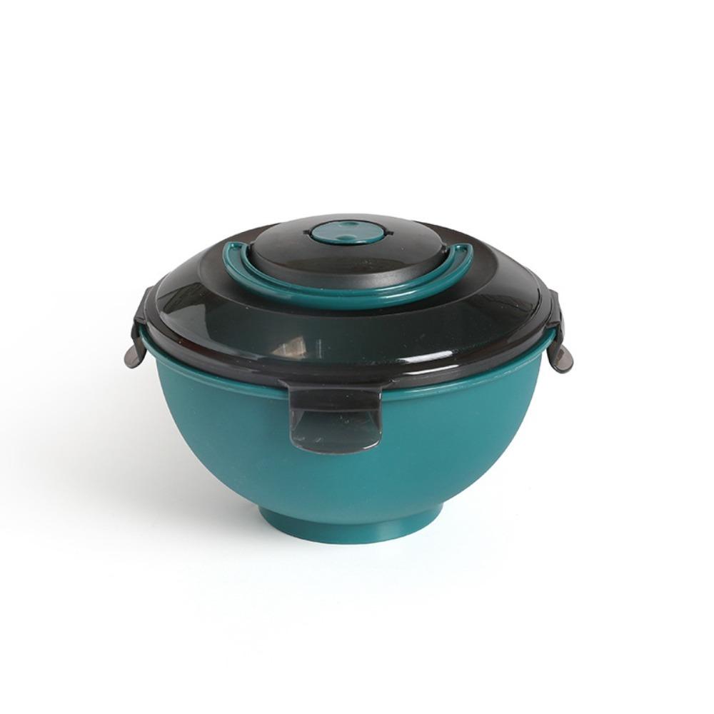 Leak-Proof Ramen Bowl Sealed Soup Bowl Portable Lunch Box  Student зелёный
