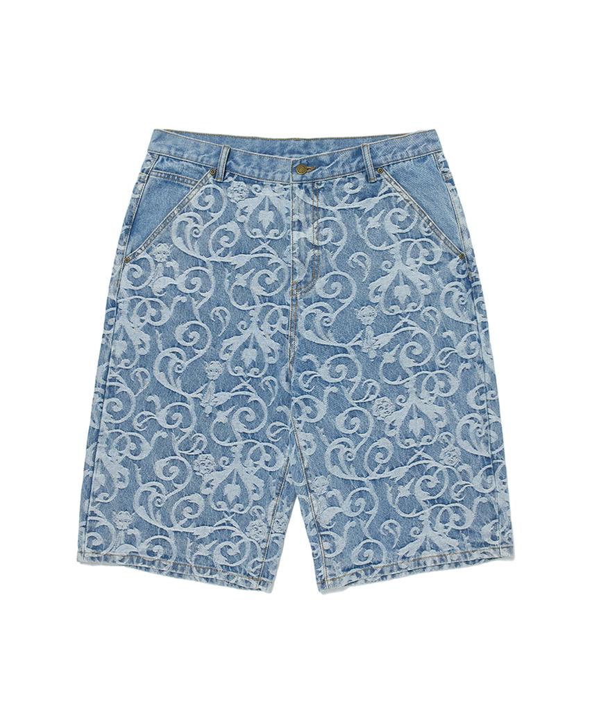 WKNDRS Art Nouveau Denim Shorts (L.Denim)
