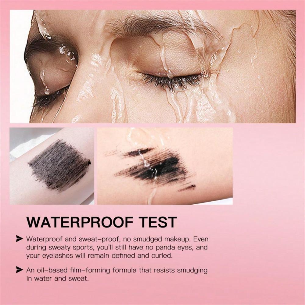 Long and Curling Mascara, Black Waterproof Mascara, A Must-have Cosmetic for Dating, Create Sexy Eyelashes