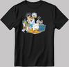 Scientist Donald Duck Black T Shirt