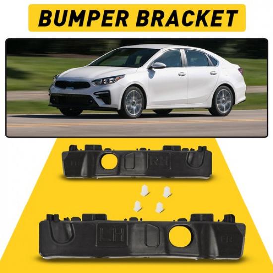 Pair Right Left Side Front Bumper Support Brackets For - Kia Forte