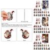Christmas Cat Themed Acrylic Advent Calendar With Hanging Ornaments For Holiday Decor And Gift Giving