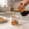 11oz Ceramic Punch Monkey Mug Cute Monkey with Orangutan Design Personalized Ceramic Coffee Cup for Family and Loved Ones