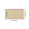 For 09-13 Buick LaCrosse Beige Center Console Roller Blind Cover + Plating Trim