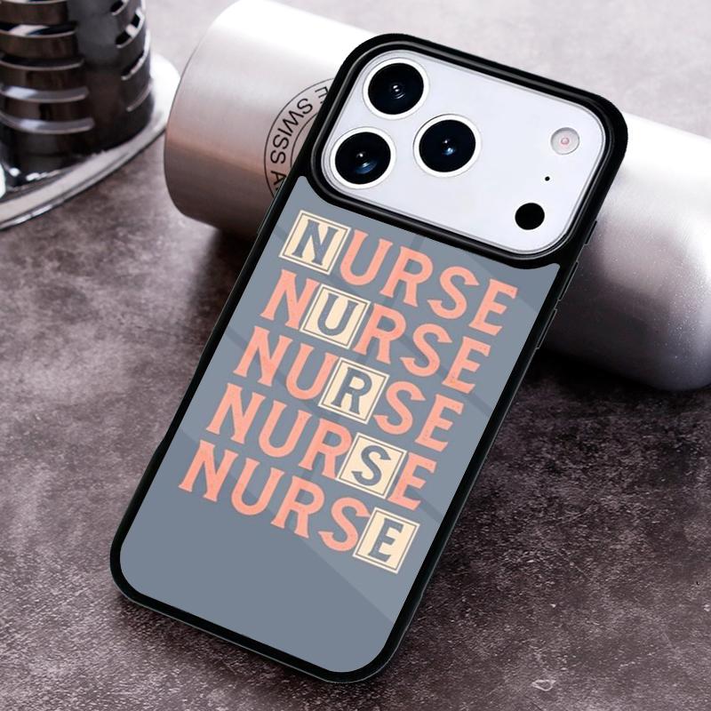 Nurse Medical Medicine Health Phone Case for iPhone 17 16 15 Pro Max Air 14 13 12 11 Plus Shockproof Capa Cover