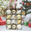 12 Pieces Christmas Tree Ball Ornaments, Hanging Decoration for Xmas Party