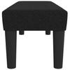 Black Bench 100 X 30 X 30 Cm Fabric