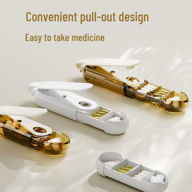 Portable Weekly Pill Organizer: 7-Day, 3-Meal-A-Day Medicine Dispenser and Tablet Storage Box