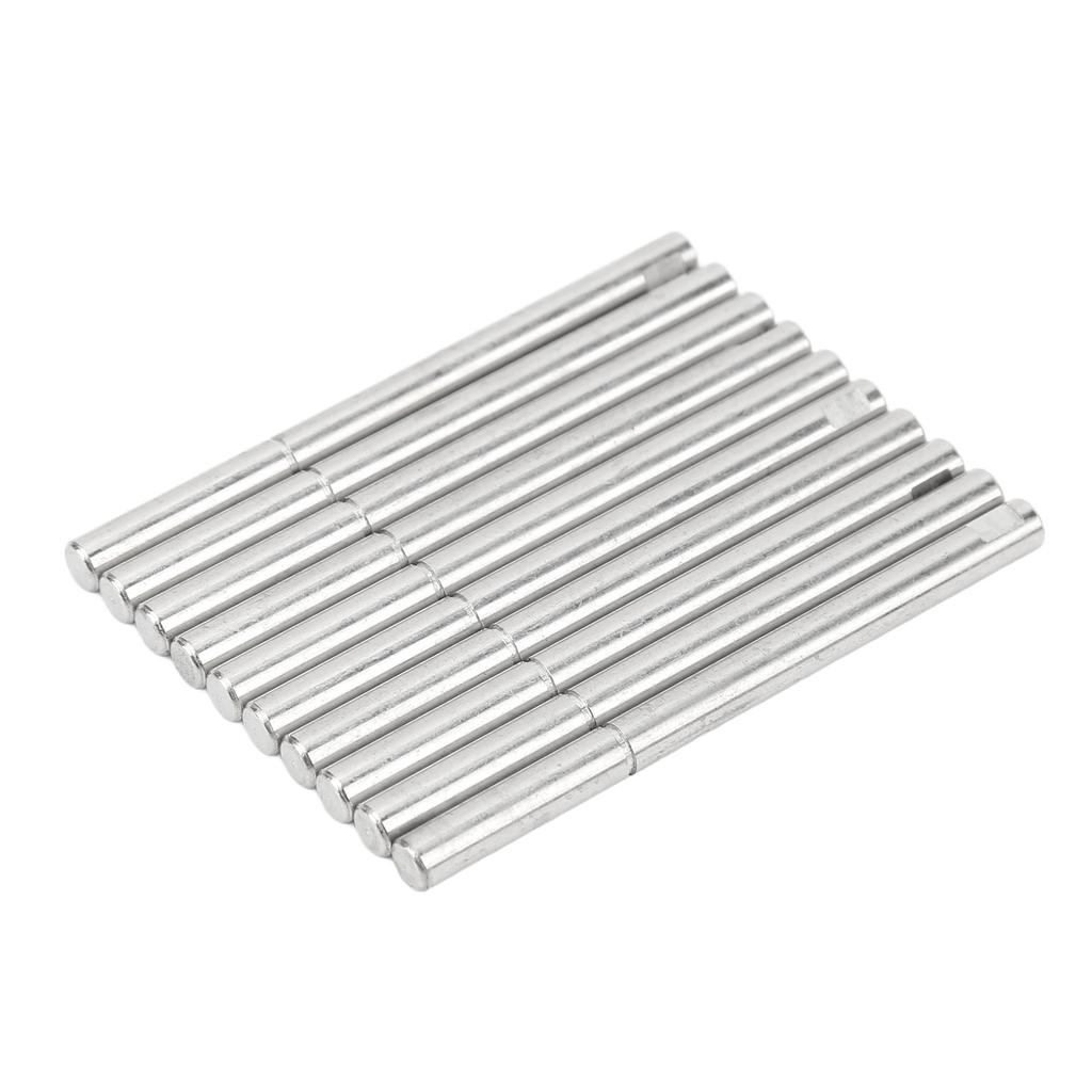 10pcs RC Brushless Motor Shaft Rod Stainless Steel 4x53.6mm RC Motor Accessory for RC Boats Models