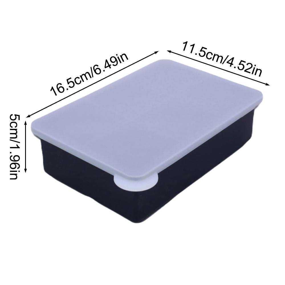 Flexible Silicone Ice Cube Tray - 6-Cavity Easy Release Mold for Crystal Clear Ice Cubes 6x Faster Freezing