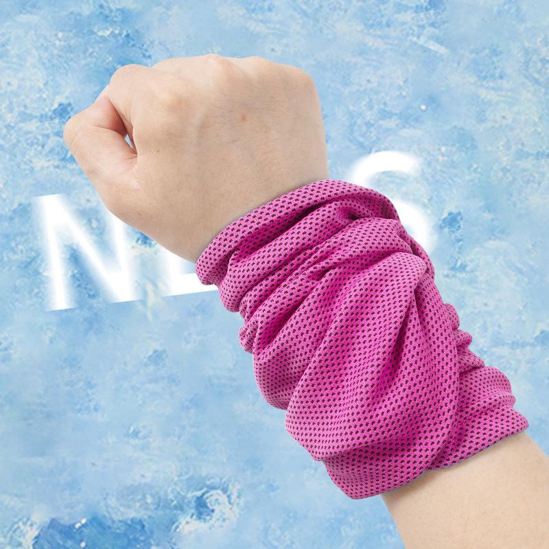 Sports Wrist Sweat Towel Absorbs Sweat Running Wristband Women's Basketball Badminton Quick-drying Towel Fitness Equipment Quick-drying