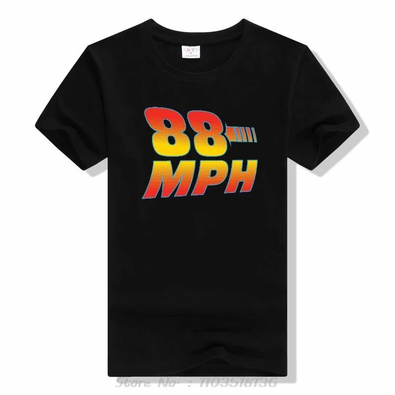 Back To The Future Pure Cotton Tshirt Summer Brand Tshirt Men Classic Movie Series Back To The Future Oneck Short Sleeve