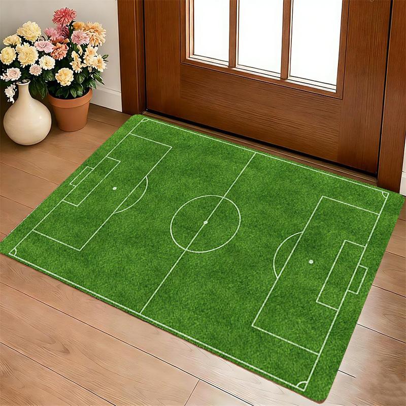 Soccer Field Living Room Nonslip Area Rug Soft Carpet For Bedroom Game Playroom Sofa Office Home Decor Doormat Christmas Gift C9261943