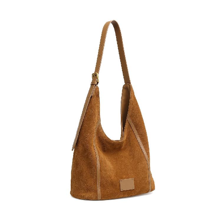 Large Bag for Women 2025 New Trend Genuine Leather Women's Bag Single Shoulder Underarm Bag Large Capacity Niche Matte Cowhide Crossbody Bag