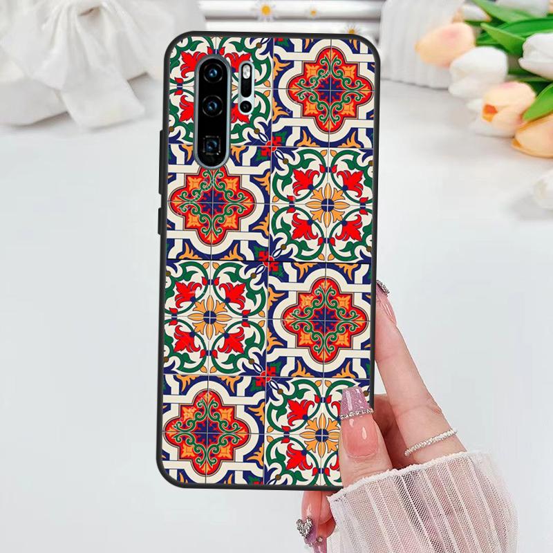 

Moroccan Tiles Pattern For Huawei Nova 9 10 SE 11 Pro 12i 11i 8i Y60 Y70 Y90 Y61 Y91 Y72 Y73 P20 P40 P30 Lite Case Huawei P30 Lite