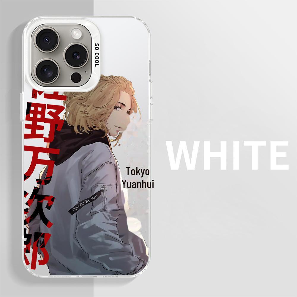 Silver Cross-border Tokyo Avengers IMD Phone Case for iPhone 15/14/13/8/11