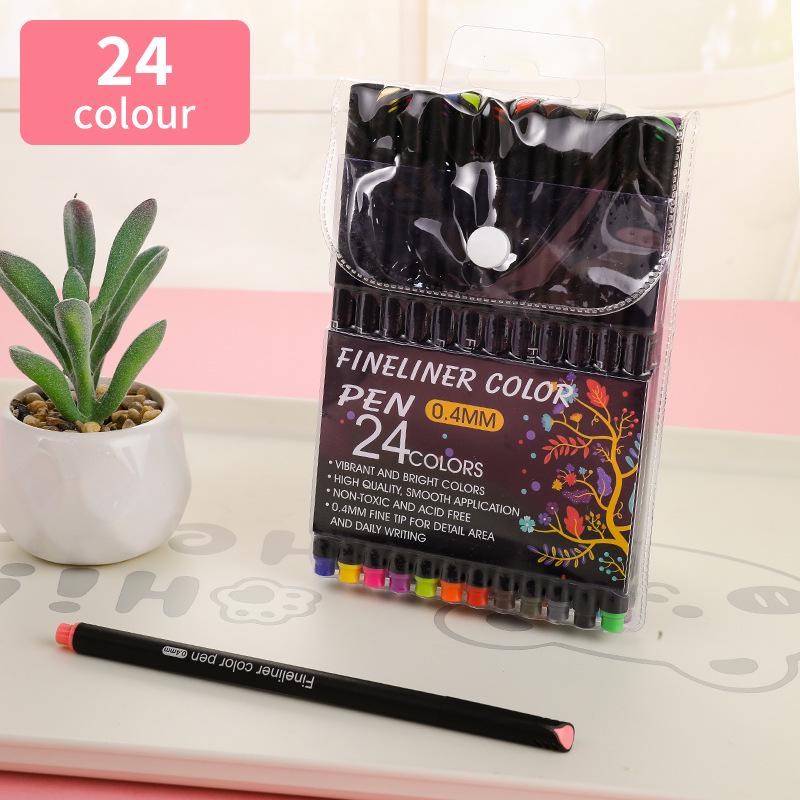 Kreatives buntes Feinspitzen-Liner-Stifte-Set für Journaling und Kritzeln, Große Kapazität