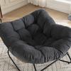 Rocking Chair, Chenille Upholstered Accent Chair, Modern Rocking Chair for Children's Room for Living Room, Bedroom, Apartment