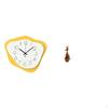 Acrylic Animal Wall Clock Statue Modern Office Ornament Silent Timepiece Decorative Party Favor Wood