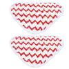 2PCS Microfiber Mop Cleaning Pad Mopping Cloth Replacement Parts Fit for Vileda Steam Mops