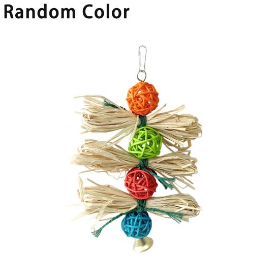 Yousheng Bird Playing Toy Bite Resistant Lanyard Teeth Grinding Healthy Parrots Macaws Bird Supplies for Pet Cage
