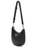 Guess Fedana Mini Top Zip Shredder Shoulder Black Bag, Women's,