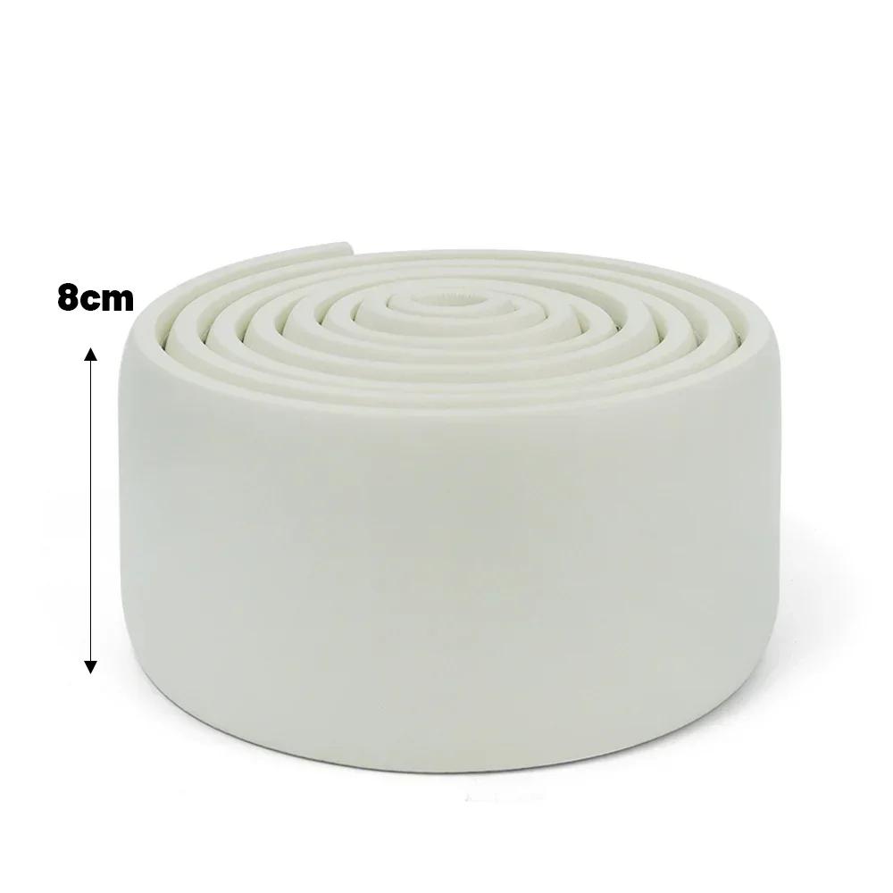 Waterproof Self Adhesive Skirting Line Enclosure 3D Wall Sticker Thickened Anti-collision Strips Bedroom Corner Line Decoration