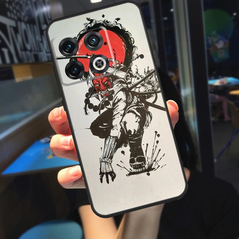 Oni Hannya Mask Funda For OnePlus 13R 13 12 R 11 9 10 Pro 8T 9RT 10T OnePlus Nord CE 4 2 3 Lite N20 N30 Case