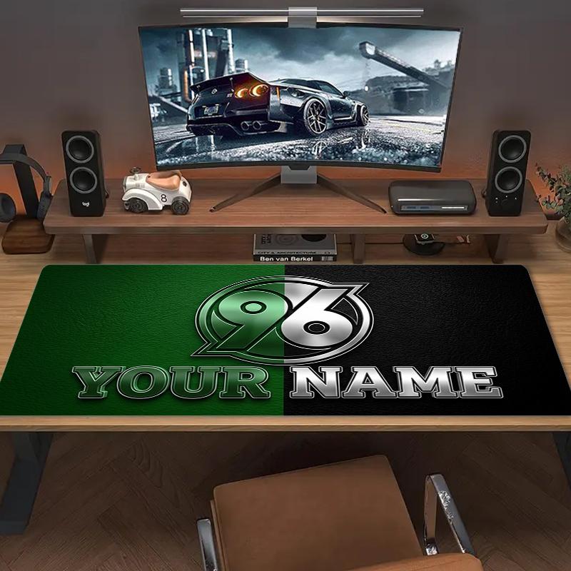 Custom Name Hannover 96 Mouse Pad Large Gaming Table Cushion Non-slip Laptop Tablet Big Mousepad XXL Mat Mini PC Playmat With Lock edge_XIA