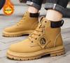 Male Boots Men Work Shoes High Heel Ankle Boots Men's Shoe Brown Boot Casual Sneakers Booties Man Dress Booty Man Mens Cowboy