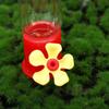 Bird Feeding Bottle Plastic Hummingbird Feeders Removable Transparent Hanging Bird Feeders Leak-proof with Hanging Wires Yard