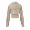Spring 2026 Women's Diamond Chain Hooded Cardigan & Flare Pants Set