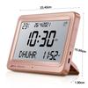 LCD Screen Hijir Gregorian Calendars Muslim Prayer Multi-languages Azan Desktop Worship Alarm Clock Electronic Wall Clock