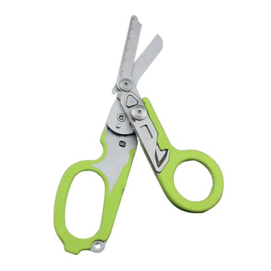 Notfallschere Taschenfaltbare Schere Kompaktes Design Tragbar Multifunktional Traumaschere