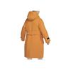 Nike Casual Logo Solid Long Hooded Cotton Coat Women Coats Light-Curry-Yellow DD4659-738