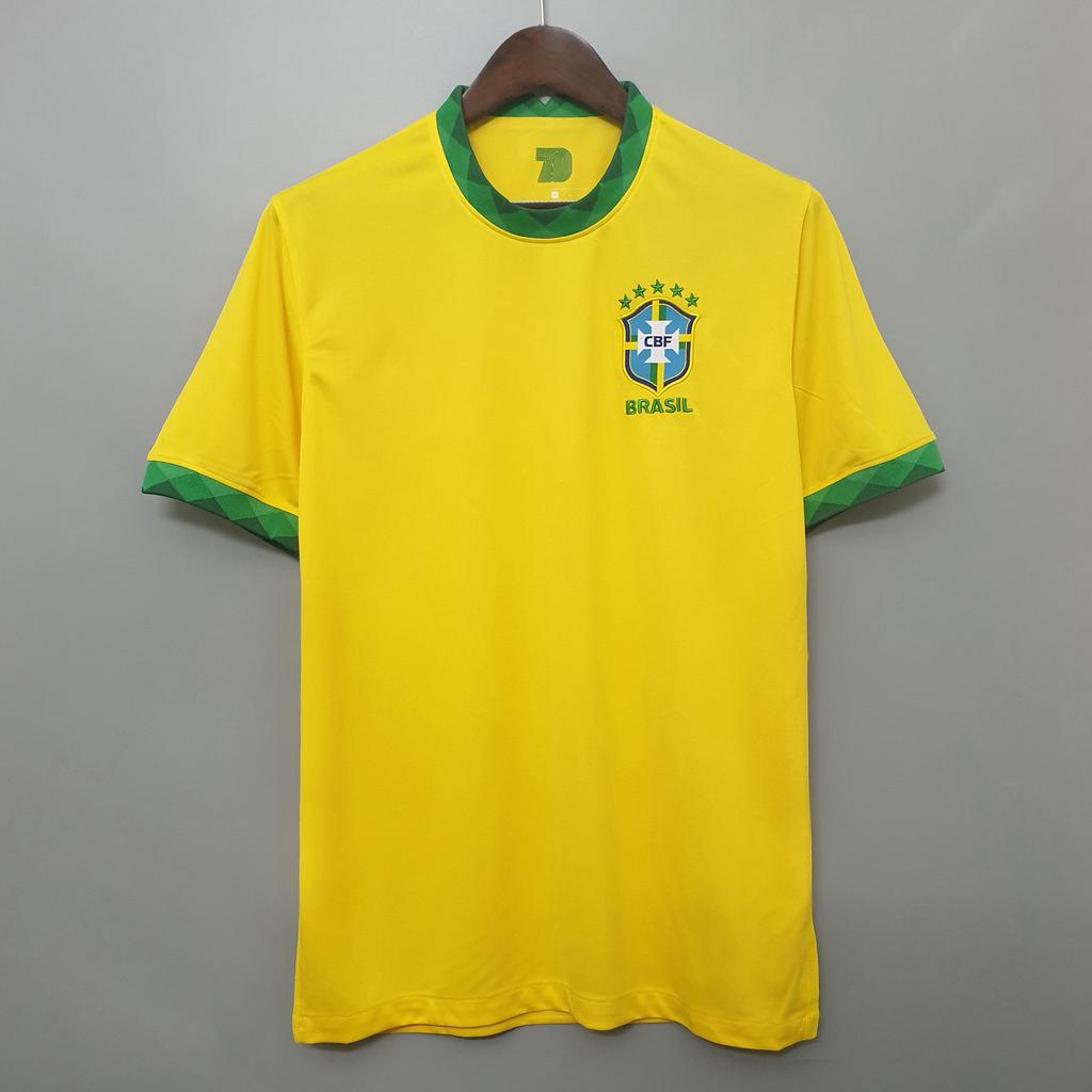 Fünf Sterne Brasilien Heim Auswärts 980204 Retro Trikot Nationalmannschaft Fan Edition Thailändischer Fußball