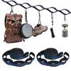 2Pcs Hammock Straps Special Reinforced Polyester Straps 5 Ring High Load-Bearing Barbed Outdoor Durable Wear Resistant Straps