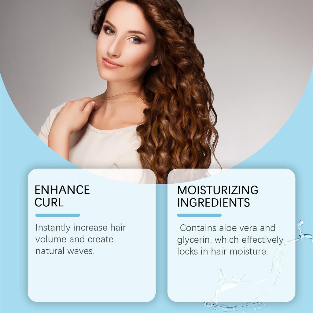 Спрей для укладання волосся з морською сіллю Сильна фіксація Глибоке живлення Легке очищення Згущення Кучеряве Зменшення сухості Підтримка гладкості Спрей для догляду за волоссям