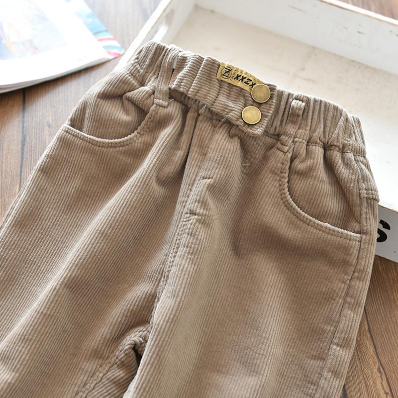 Harem Pants Corduroy Children Outfits Tracksuit Winter Cotton Trousers Kids Outwear Pants Boys Girls Casual Warm Loose Pants