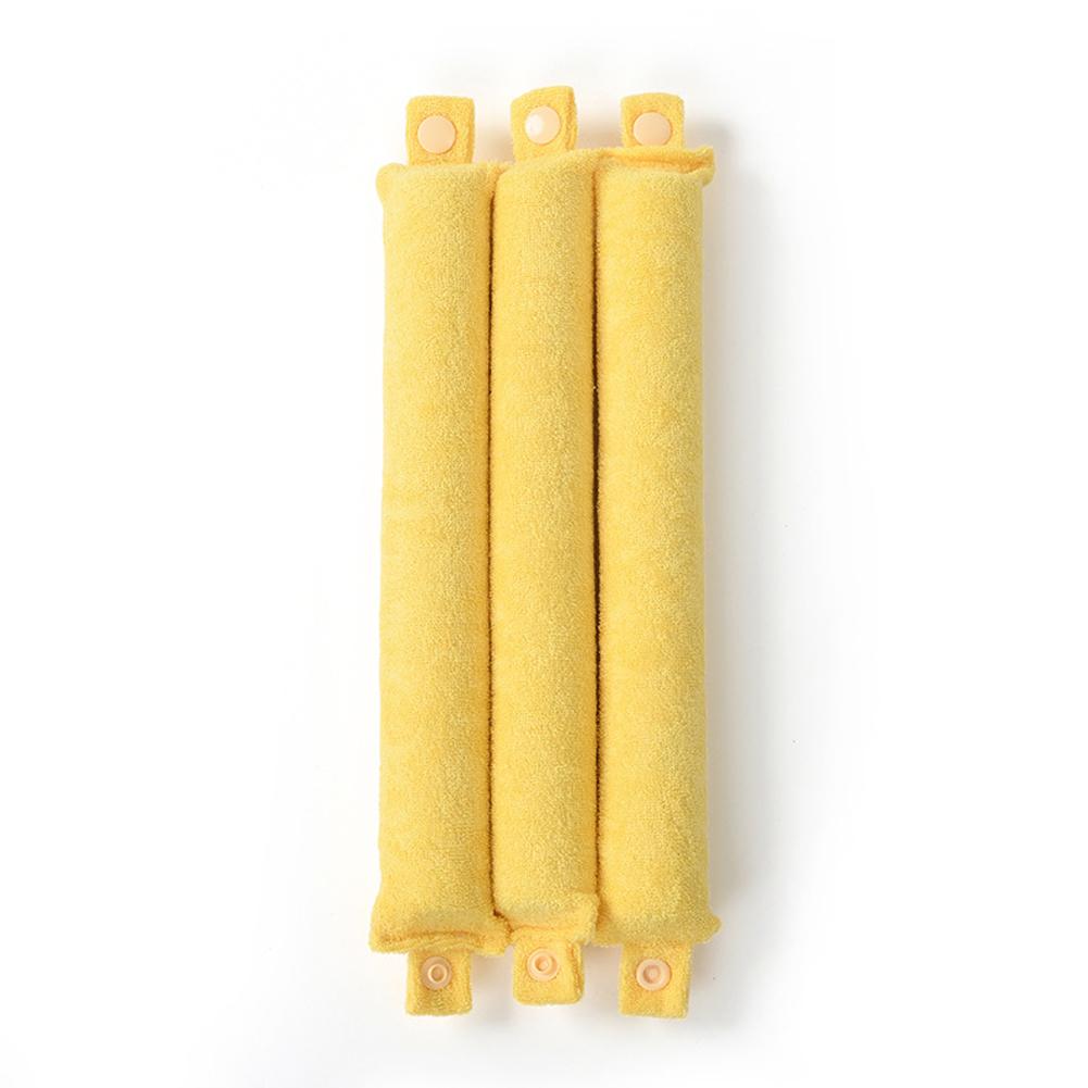 3pcs/set Heatless Curling Rod Headband Lazy Hair Curlers No Heat Hair Rollers Curls Soft Towel Cloth Button Hair Styling Tools