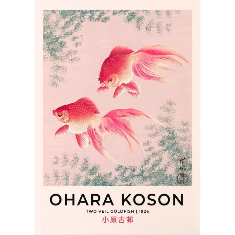 Japanese Wall Poster Vintage Japanese Fine Art Poster Ohara Koson Katsushika Hokusai Prints Canvas Painting Wall Art Decoration