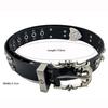 Y2K Gothic Belt Adjustable Rivet Waist Belt Versatile Punk Belt  Unisex