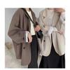 Autumn Blazers Women Minimalist Solid Outwear Loose Elegant Retro Official Fashion High Street Feminine Comfortable Suit Student