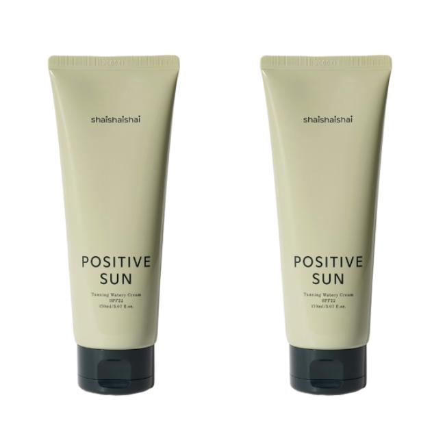 shaishaishai Positive Sun Tanning Watery Cream SPF22 Tube Type: 150ml, Pouch Type: 110ml (7 Options)