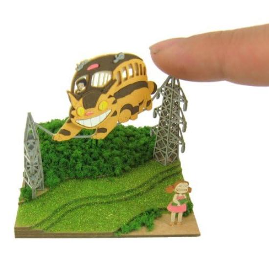 Sankei Studio Ghibli Mini My Neighbor Totoro Mei and Cat Bus Paper Craft Non-scale MP07-04