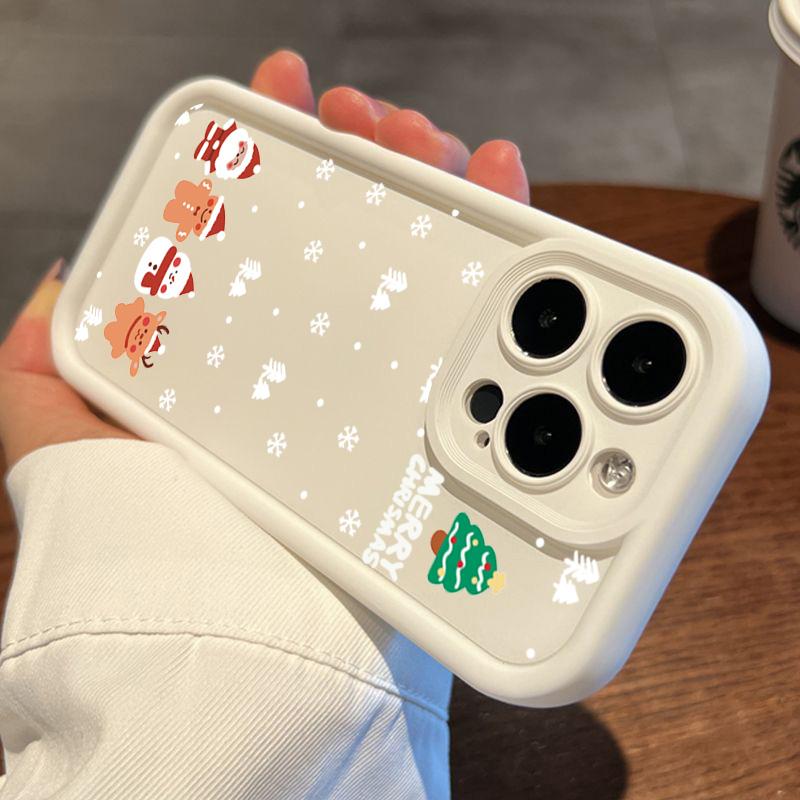 Case for Redmi Note 13 4G Snowflakes Christmas Case for Xiaomi Redmi Note 14 12 Pro Plus 5G 12S 11S 11 10S 10 13C 12C 14C Cover