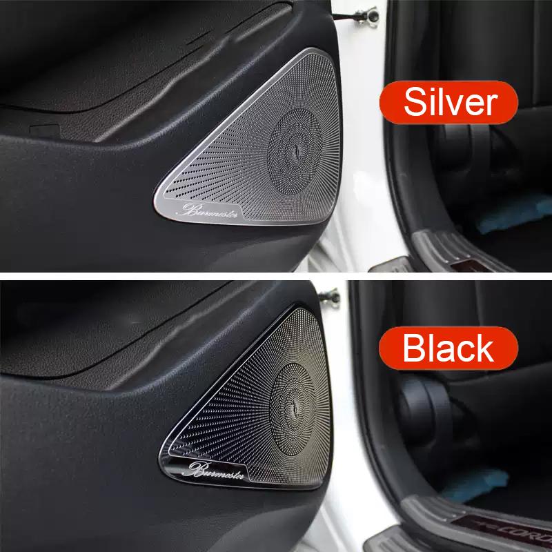 For Toyota Corolla Cross XG10 - 2024 2025 Stainless Car Door Audio Speaker Cover Loudspeaker Tweeter Trim Case Sticker